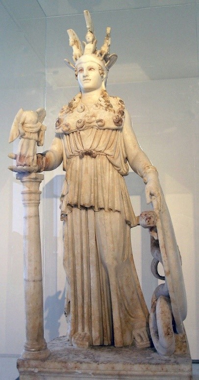 Рис. 5. Статуя Афины Парфенос, скульптор Фидий