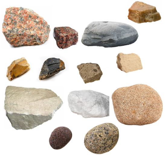 Подумайте, по каким признакам можно разделить коллекцию камней?