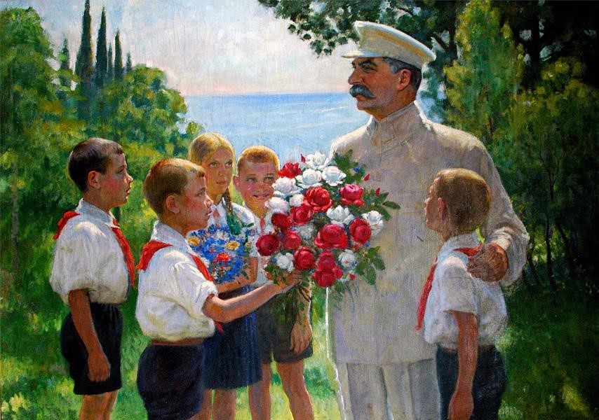 Рис. 9. «Розы для Сталина» Владимирский Борис Еремеевич, 1949 г. 