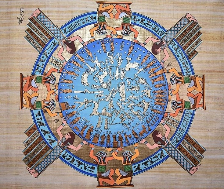 <i>Рис. 1. Древнеегипетский солнечный календарь</i>