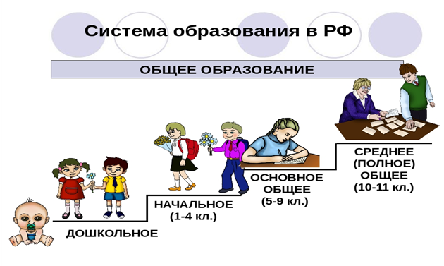 Рис. 1. Система образования в РФ. Общее образование
