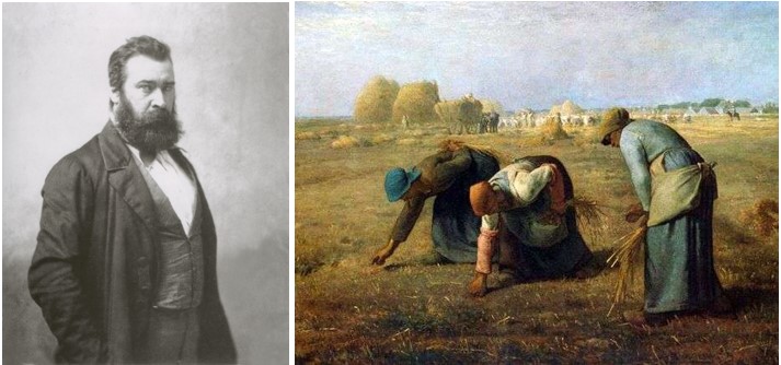 Рис. 16. Жан Милле (1814–1875 гг.) и его «Собирательницы колосьев»