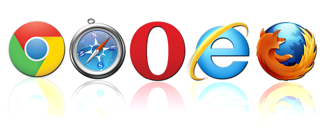 Рис. 2. Google Chrome, Safari, Opera, Internet Explorer, Mozilla Firefox
