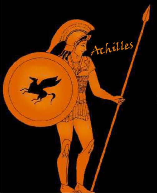 Рис. 2. Ахиллес. Древнегреческое изображение