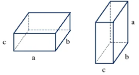 Рис. 1. Два равных прямоугольных параллелепипеда