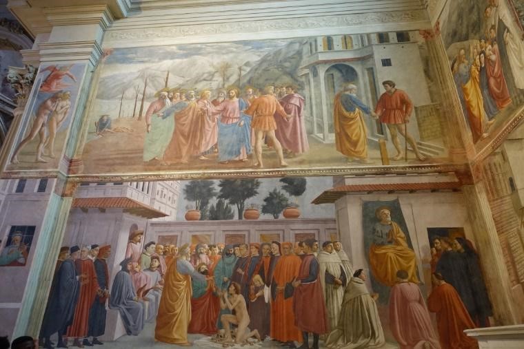 Рис. 5. Фрески Мазаччо в соборе Санта-Мария-дель-Кармине, XV в.