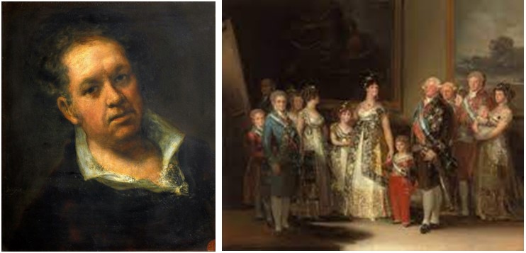 Рис. 11. Франсиско Гойя (1746–1828) и его «Портрет королевской семьи Карлоса IV»