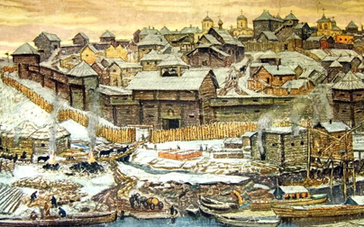 Рис. 13. Иллюстрация Москвы при Иване III