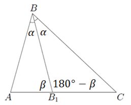 Рис. 2. Теорема о биссектрисе треугольника