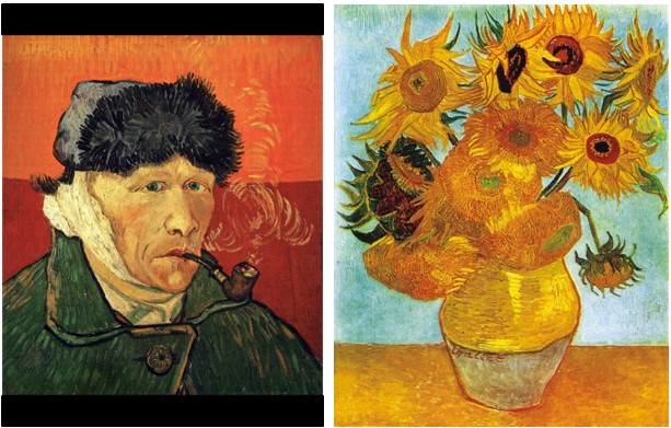 Рис. 24. Винсет Ван Гог (1853–1890) и его «Подсолнухи»