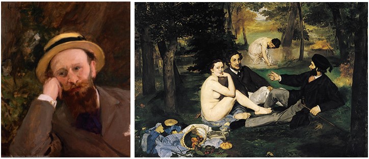 Рис. 18. Эдуард Мане (1832–1883 гг.) и его «Завтрак на траве»