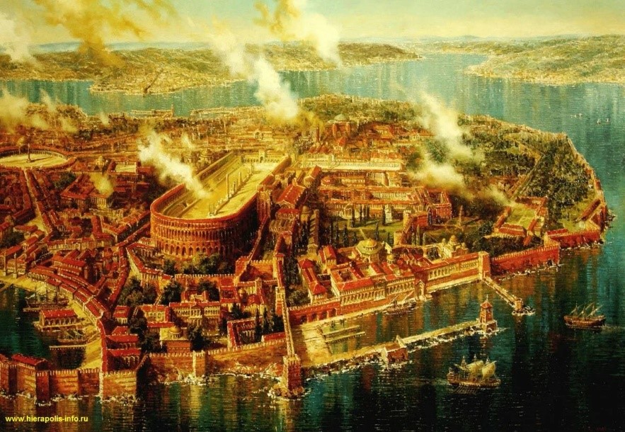 Рис. 5. Древний Константинополь. Реконструкция