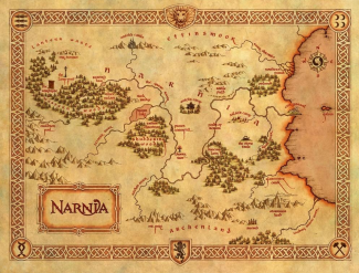 <strong>Рис. 1. Карта волшебной страны Нарнии</strong>