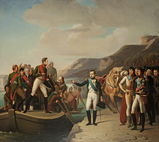 Рис. 12. Встреча Александра I и Наполеона