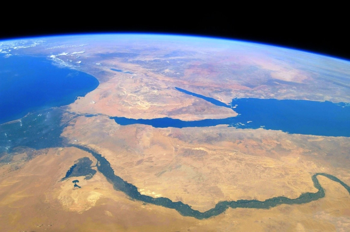 <i>Рис. 2. Река Нил. Вид из космоса</i>